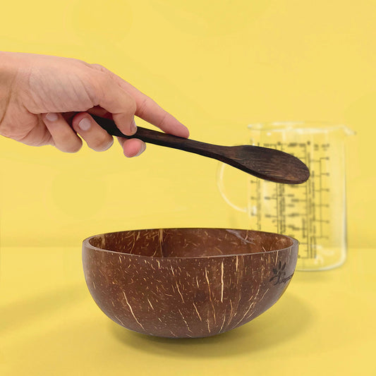 Cocco Bowl Artigianali: Set Ciotola e Cucchiaio Eco-Friendly per i Tuoi Piatti