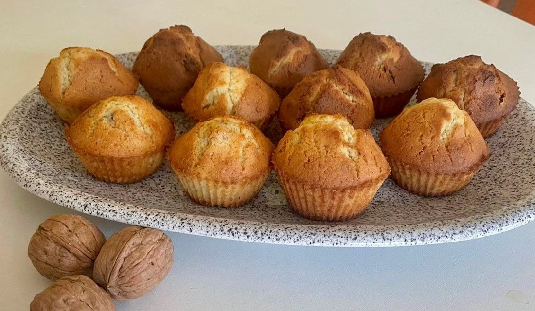 Muffin Noci e Mandorle con farina di Chufa