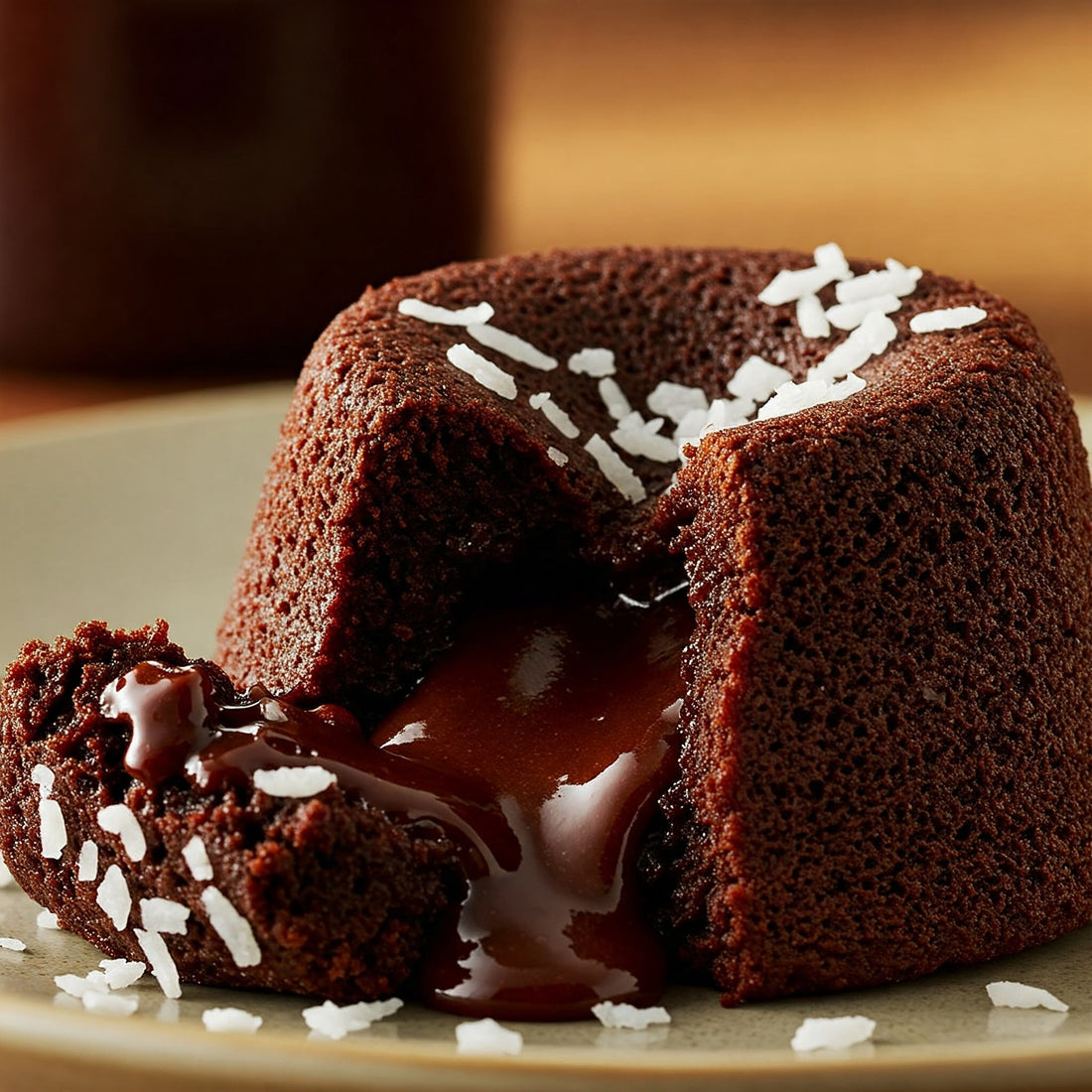 Tortino al cioccolato & Shiitake