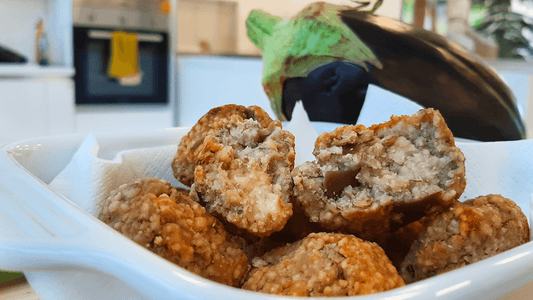 Crocchette VEGAN con Shiitake e Melanzane