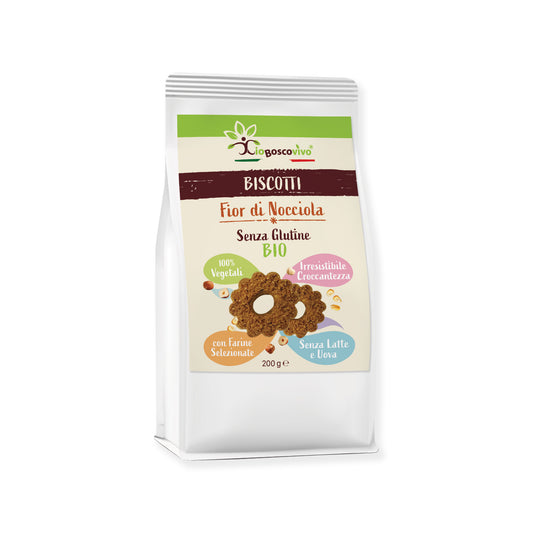 Biscotti S/Glutine alle Nocciole e Farina di Ceci BIO 200g