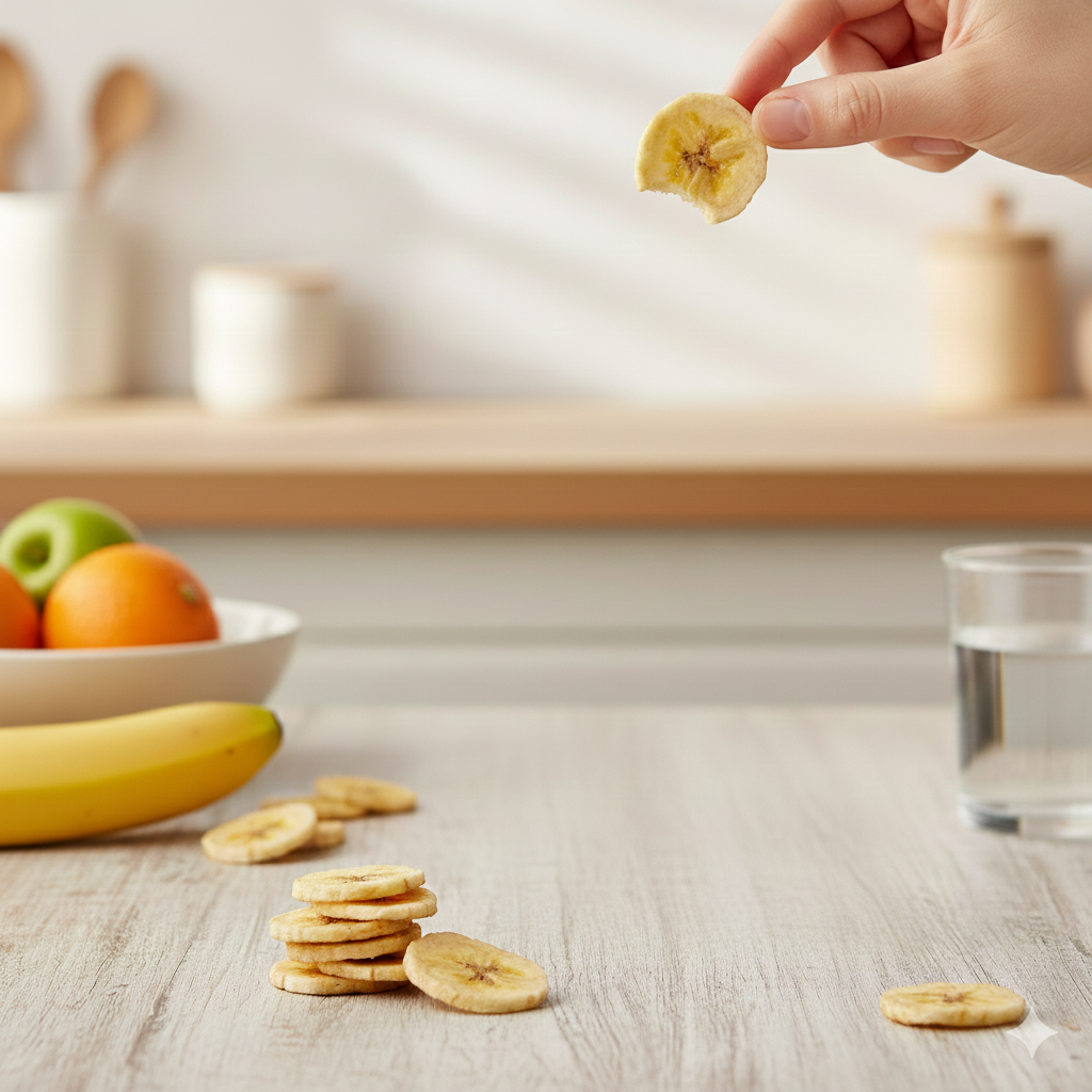 100% Banana Liofilizzata Biologica a Rondelle 20g - Il Tuo Snack di Frutta!