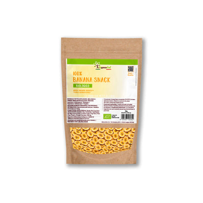 100% Banana Liofilizzata Biologica a Rondelle 20g - Il Tuo Snack di Frutta!
