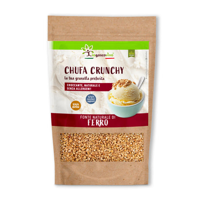 Chufa Crunchy BIO 200g | Ideale per guarnizione Torte, Biscotti e Barrette