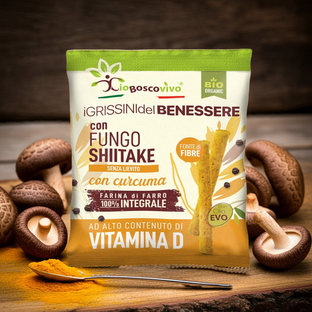 Grissini alla Curcuma & Shiitake BIO 50g